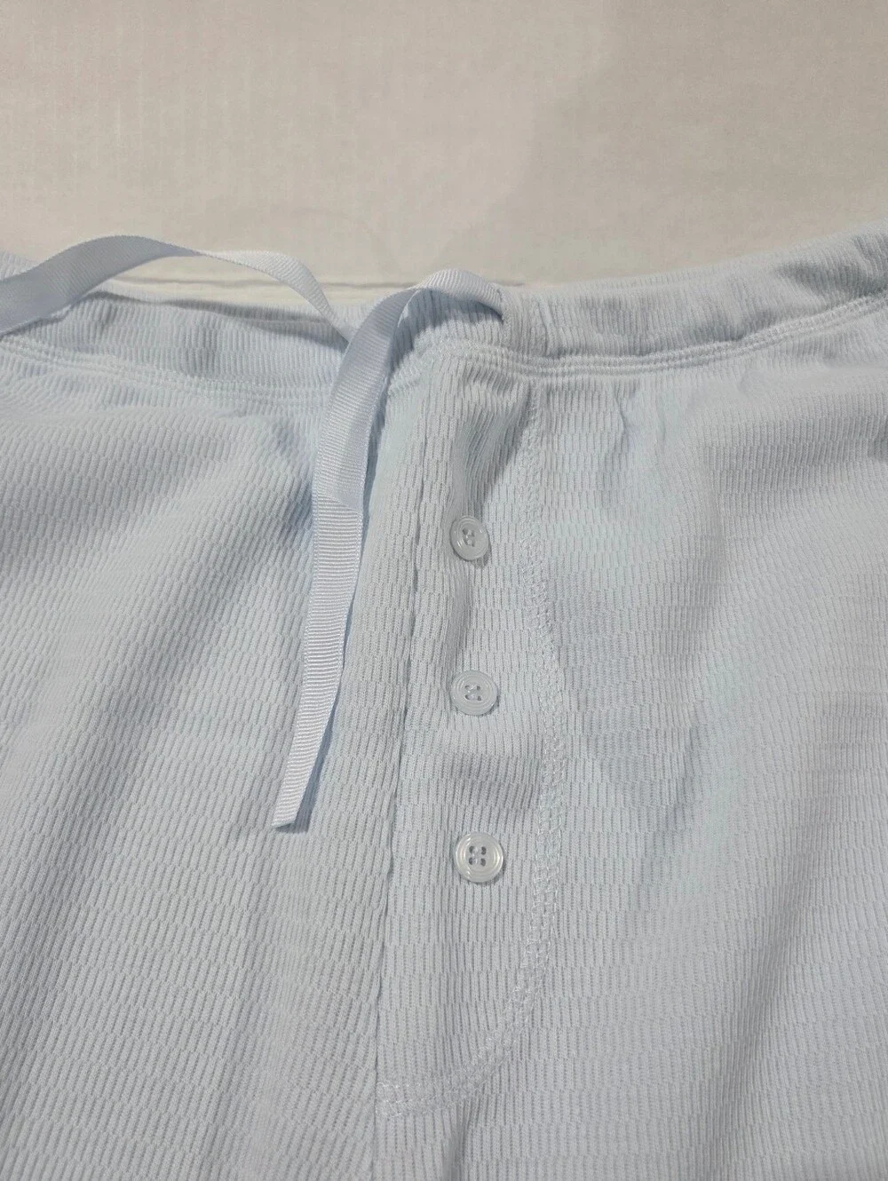 Alfani Light Blue Ribbed Cami & Pant Sleep Set